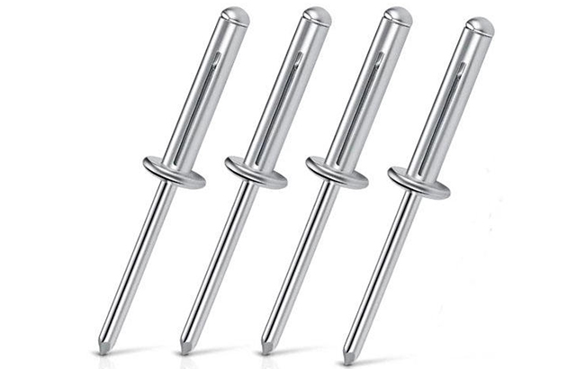 Three fold rivets